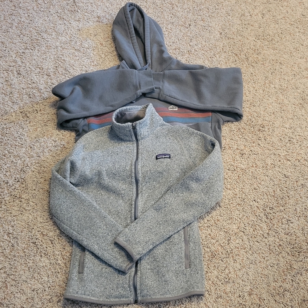 3-Patagonia Sweatshirt w/Multicolor Stripes, Patagonia Jacket, Patagonia Sweater